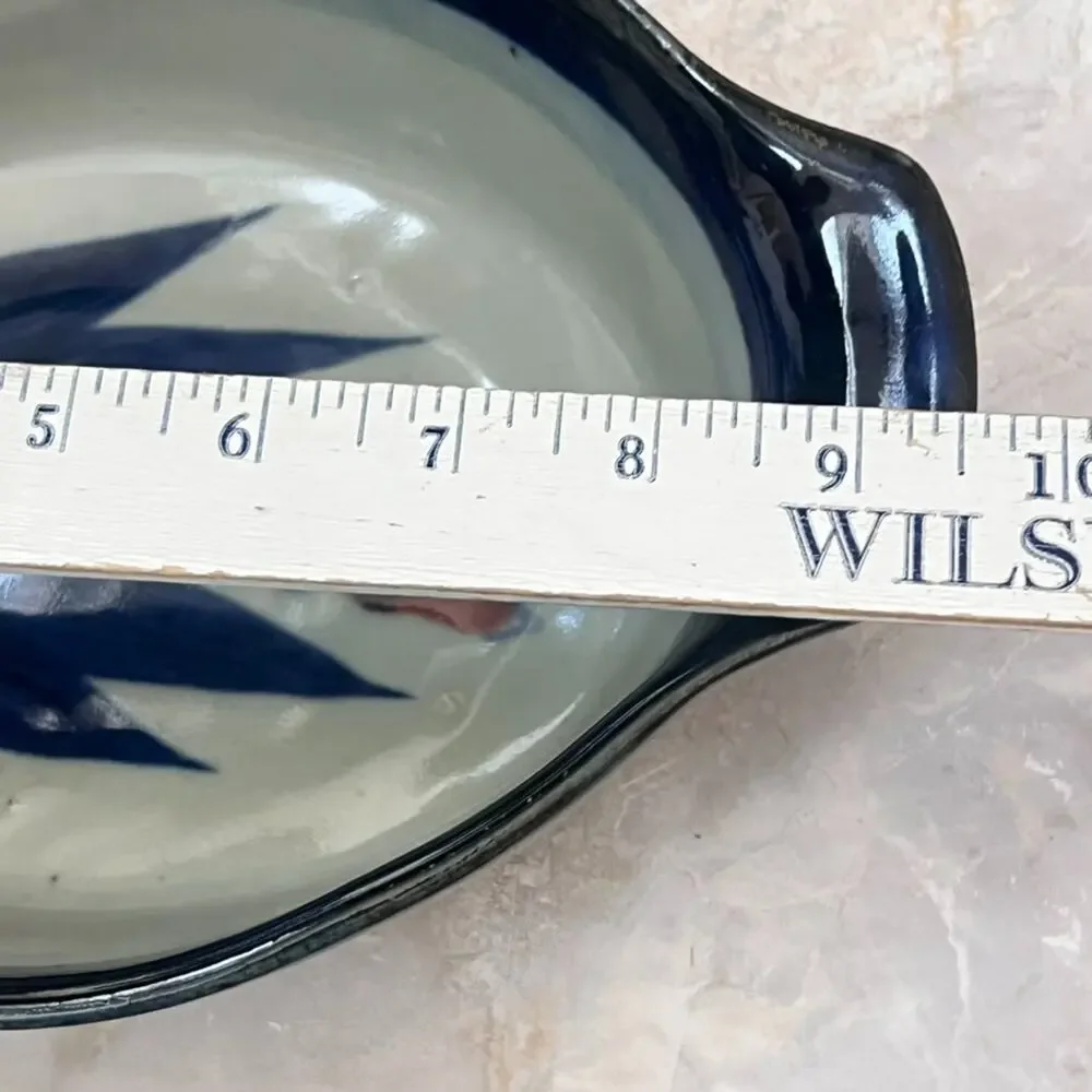 Vintage Handmade Clay Oven Baking Dish 9.5